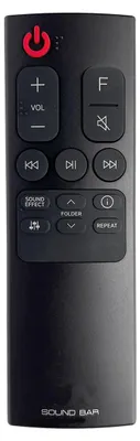Produktbild von Ersatz LG soundbar Fernbedienung SL4Y | SL5R | SL5Y | SL6Y