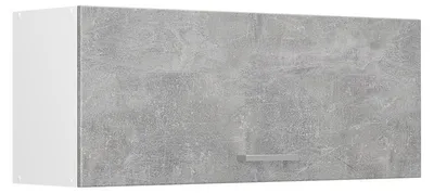 Produktbild von Hängeschrank Vicco R-Line Beton/Weiß 100 cm Flach, Model 63148
