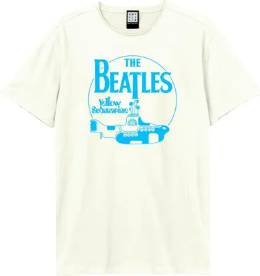 Produktbild von Amplified - "Yellow Submarine" T-Shirt für Herren/Damen Uni GD2130 (XXL) (Altweiß)