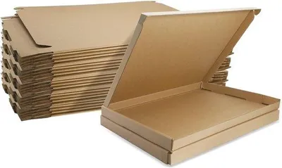 Image de Boîte de rangement pour l'emballage et le stockage professionnels, 280 x 185 x 20 mm, carton, 10 pièces