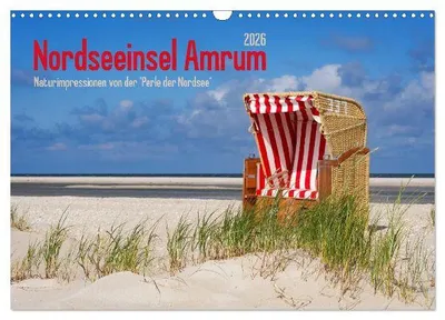 Produktbild von Nordseeinsel Amrum (Wandkalender 2026 DIN A3 quer), CALVENDO Monatskalender