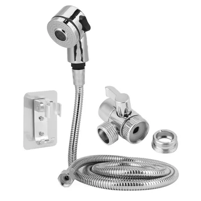 Produktbild von Home Badezimmer Handbrause Haarwaschset Wasserhahn Konverter Adapter Set ZubehörHaarwaschset