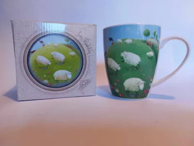 Produktbild von Kaffeebecher Schafe, Bauernhoftiere Kaffeetasse Tassen Teetassen Tier Kaffeepott Henkelbecher