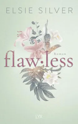 A book cover with floral illustrations and text.