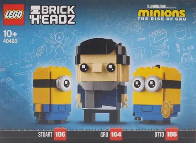 Produktbild von LEGO Minion Gru, Stuart & Otto - 40420, Bausatz, 10 Jahr(e), Kunststoff, 244 Stück(e), 265 g