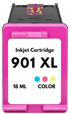 Produktbild von HP 901 kompatible Druckerpatrone Farbig - OfficeJet 4500 J4580 J4624 J4660 J4680