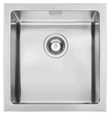 Immagine prodotto di Lavello incasso monovasca semifilo 40x46 Smeg VQR40 inox spazzolato