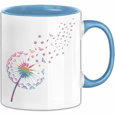 Produktbild von Hund Tierliebhaber Tasse Geschenk Lustige Geschenkidee Spruch (Blau)