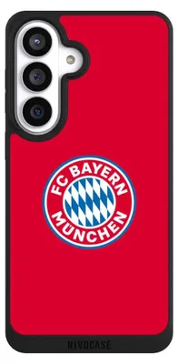 Produktbild von NIVOCASE Handyhülle für Samsung Galaxy S26+  Hülle NIVOpure Case Schwarz FC Bayern München FCB Logo