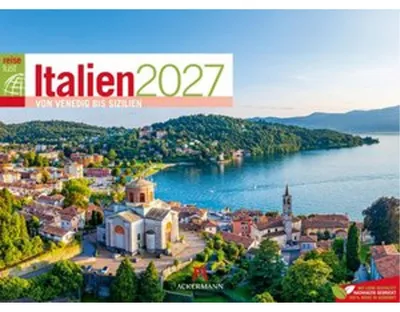 Zdjęcie produktu dla Kalendarz „ReiseLust” na rok 2027 – od Wenecji po Sycylię