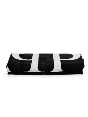 Obrázek produktu pro Philipp Plein Towel - TMPP01 | Ručník - černý, bílý - velikost: jedna velikost(EU)