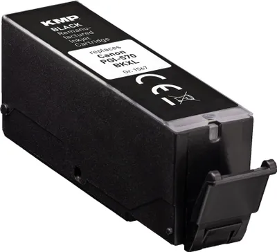 Obrázek produktu pro KMP 1567,4001 KMP  schwarz Druckerpatrone kompatibel zu Canon PGI-570 XL PGBK