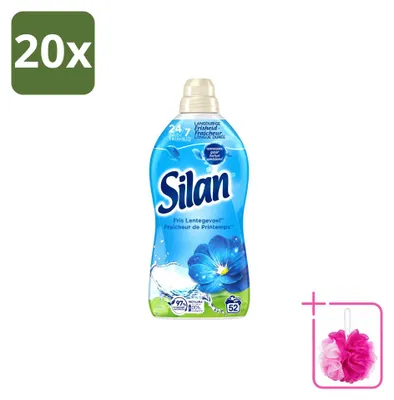 Produktbild von 20 x Silan Classic Blue Weichspüler - Frühlingsgefühl - 1144 ml - Sparpackung - 20 Stücke