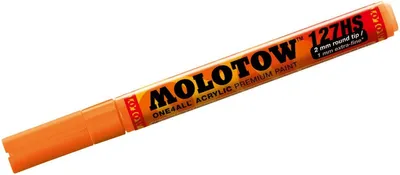 Produktbild von Molotow Acrylmarker ONE4ALL ACRYLIC 127HS 2mm, Nr. 218, neonorange