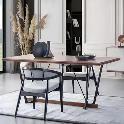 Produktbild von Esszimmertisch Holztisch Esstisch Tisch Esszimmer Braun Holz 180 cm