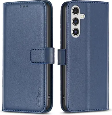 Produktbild von Samsung Galaxy A56 Hülle - BINFEN Klapphülle - Blau