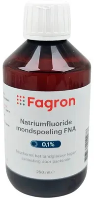 Produktbild von Fagron Mundspülung 0,1 % Natriumfluorid (250 ml)