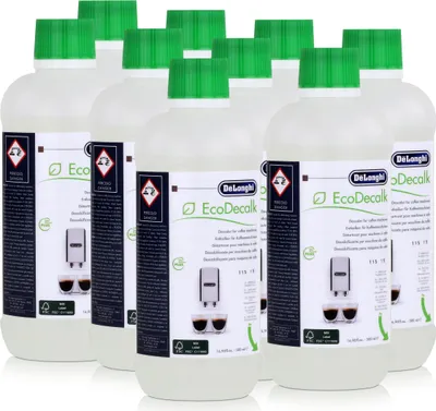 Produktbild von Delonghi EcoDecalk DLSC 500 Entkalker für Kaffeevollautomaten 500ml (9er Pack)