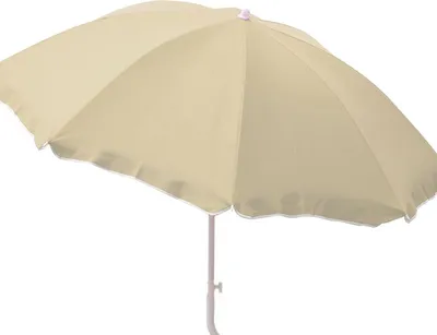 Produktbild von Strandschirm knickbar ca. 180 cm aus Polyester mit UV-Schutz und Mast