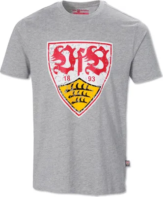 Produktbild von VfB Stuttgart T-Shirt Wappen grau Gr. M