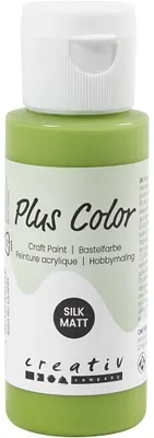 Produktbild von Plus Color Bastelfarbe, Laubgrün, 60 ml/ 1 Fl. [HOB-39608]