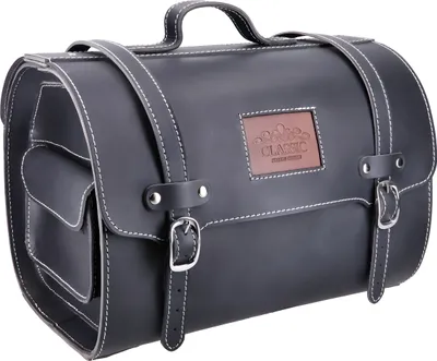 Produktbild von Lederkoffer Echtleder schwarz ca. 26 Liter 38x27x26 für Vespa / LML