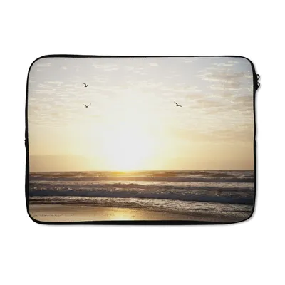 Produktbild von MuchoWow® Laptop Hülle 14 ZollSonne - Vogel - Meer Laptoptasche - Laptoptasche - Stoßsicher - Schutzhaube