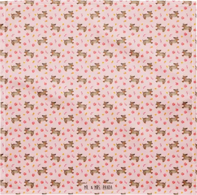 Produktbild von Mr. & Mrs. Panda Kopftuch Hund Dackel S - Rosa - Geschenk, Bandana, Dreieckstuch, Tuch, Herz, Kaufen, Dachshund, Sprüche, Haarband, Hundehalstuch