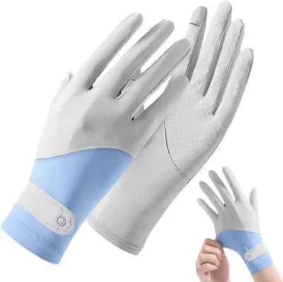 Produktbild von Dünne Fingerhandschuhe, rutschfest, atmungsaktiv, für Fahrrad, Eis, Fisch