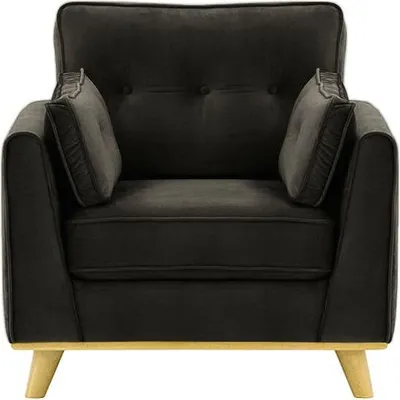 Produktbild von SLF24 - Sessel Farrow - schwarz - Velluto 20