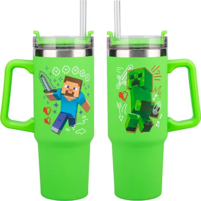 Obrázok produktu pre Kubek podrny Minecraft z somk, zielony, 0,9l, plastikowy