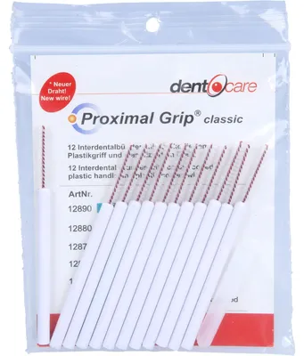 Obrázek produktu pro Proximal-Grip jemný bílý mezizubní kartáček, 12 mezizubních kartáčků