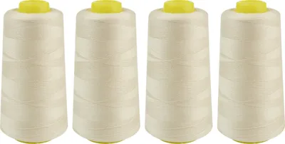 Produktbild von VBS Overlock Nähgarn 40/2 4er Set 2743 m für Nähmaschine und Overlock Beige