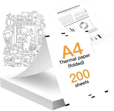 Obrázok produktu pre Termopapier A4 210 x 297 mm, 200 listov, 70 g/m², pre dokumenty