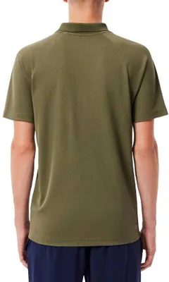 Productafbeelding van Lacoste heren polo met raglanmouwen, khaki, maat XL