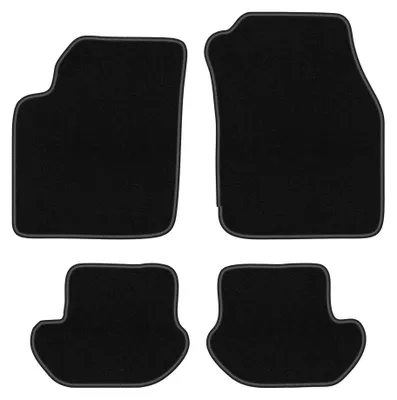 Imagen del producto de Alfombrillas de moqueta para Ford Ka MK1 1998-2006 (hatchback) – juego de 4 piezas, negras, a medida – Wielganizator BASIC
