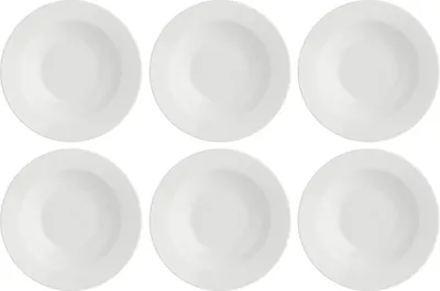 Produktbild von LA PORCELLANA BIANCA ESSENZIALE Set of 6 soup plates with rim 23 cm