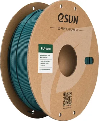 Obrázek produktu pro eSUN PLA, matný povrch, barva Morandi zelená, průměr 1,75 mm, hmotnost 1 kg