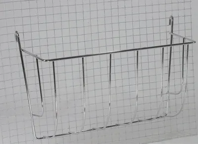 Produktbild von Elmato 10054 Heuraufe Futterraufe Metall verzinkt Käfigzubehör, 25x8x18cm