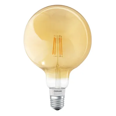 Produktbild von Osram LED Filament Smart+ G125 Globe 5,5W = 45W E27 Gold gelüstert 600lm warmweiß 2500K Dimmbar App Alexa Apple Bluetooth
