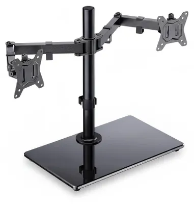 Immagine prodotto di InAndOutdoorMatch - Supporto per monitor doppio, Immagine generata dall'IA
