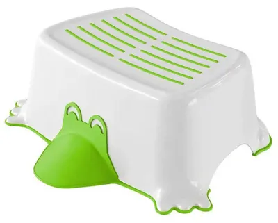 Produktbild von Aqualine DUCK Kinder-Tritthocker für das Bad, Grün