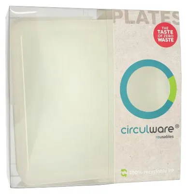 Zdjęcie produktu dla 48 Haval Circulware by Haval Pokrywka do misek Mix & Match kwadratowa 2,5 cm x 23,4 cm x 23,4 cm przezroczysta 97024