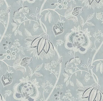 Immagine prodotto di Sanders & Sanders carta da parati fiori blu chiaro 53 cm x 10 m