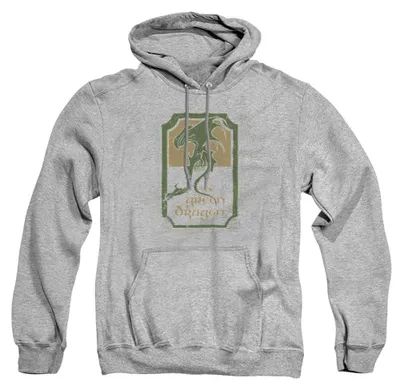 Produktbild von Lord Of The Rings - "The Green Dragon" Kapuzenpullover für Herren/Damen Uni TV37510 (XXL) (Sport Heide)