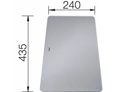 Produktbild von BLANCO 227697, Grau, 240 mm, 435 mm