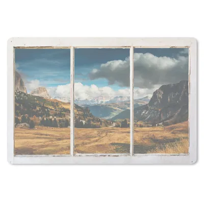 Produktbild von MuchoWow® Mauspad Mousepad Aussicht - Landschaft - Hügel 27x18 cm - Mousepads - Maus Mat - Pad - Mausunterlage - Büroartikel - Desk Matten