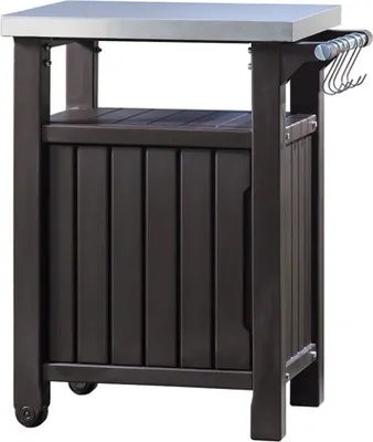 Produktbild von Keter Beistelltisch / Grilltisch 1-türig graphit 70x54x90cm