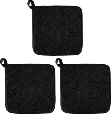 Produktbild von 3-teilige Küchen-Topflappen, Tischsets, leicht zu reinigen, wiederverwendbar, hitzebeständig, für den Ofen, Topflappen, Tassenmatten, Küchenbedarf