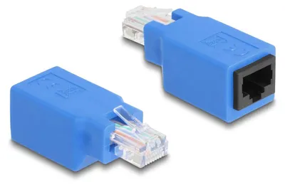 Image de Delock Netzwerkadapter - RJ-45 (M) zu RJ-45 (W)